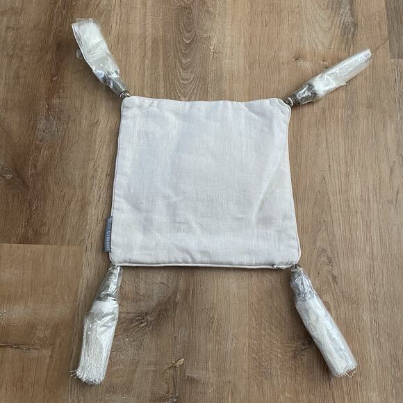 Lili Alessandra 10x10 Imperial Crown Pillow Cover Case Only NWOT Tassel Zardozi - Picture 4 of 7